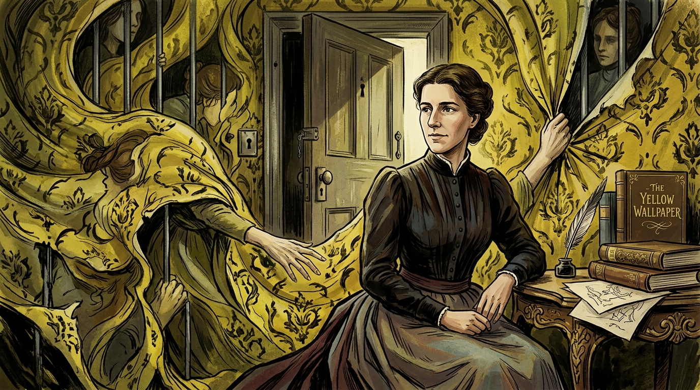 Сары тұсқағаздағы құпия: Шарлотта Перкинс Гилманның еркіндік манифесі